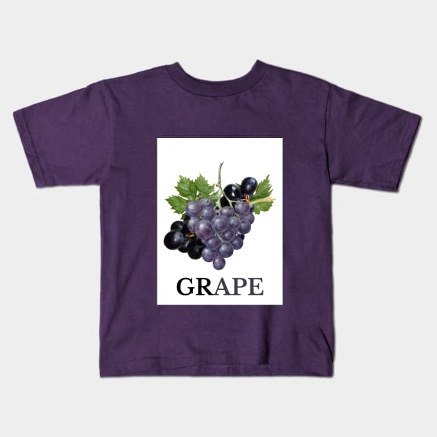 GRAPE Kids T-Shirt by wide xstreet